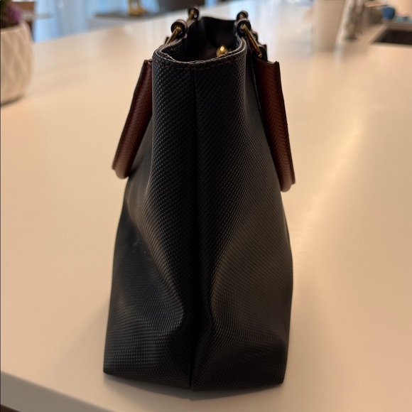 Bottega Veneta black purse with Brown handles - Picture 6 of 7